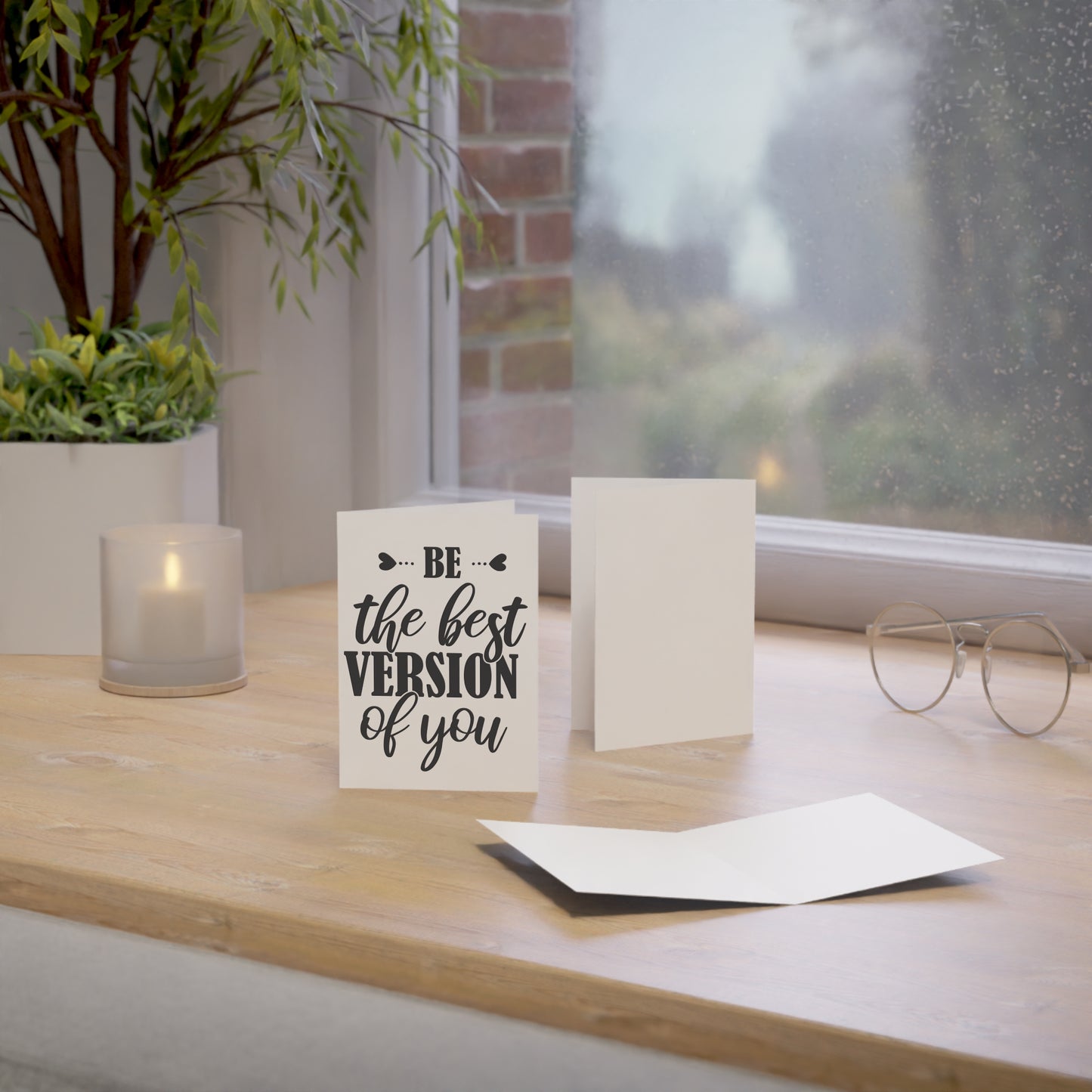 Inspirational Greeting Cards - Be the Best Version of You (1, 10, 30, 50 pcs)