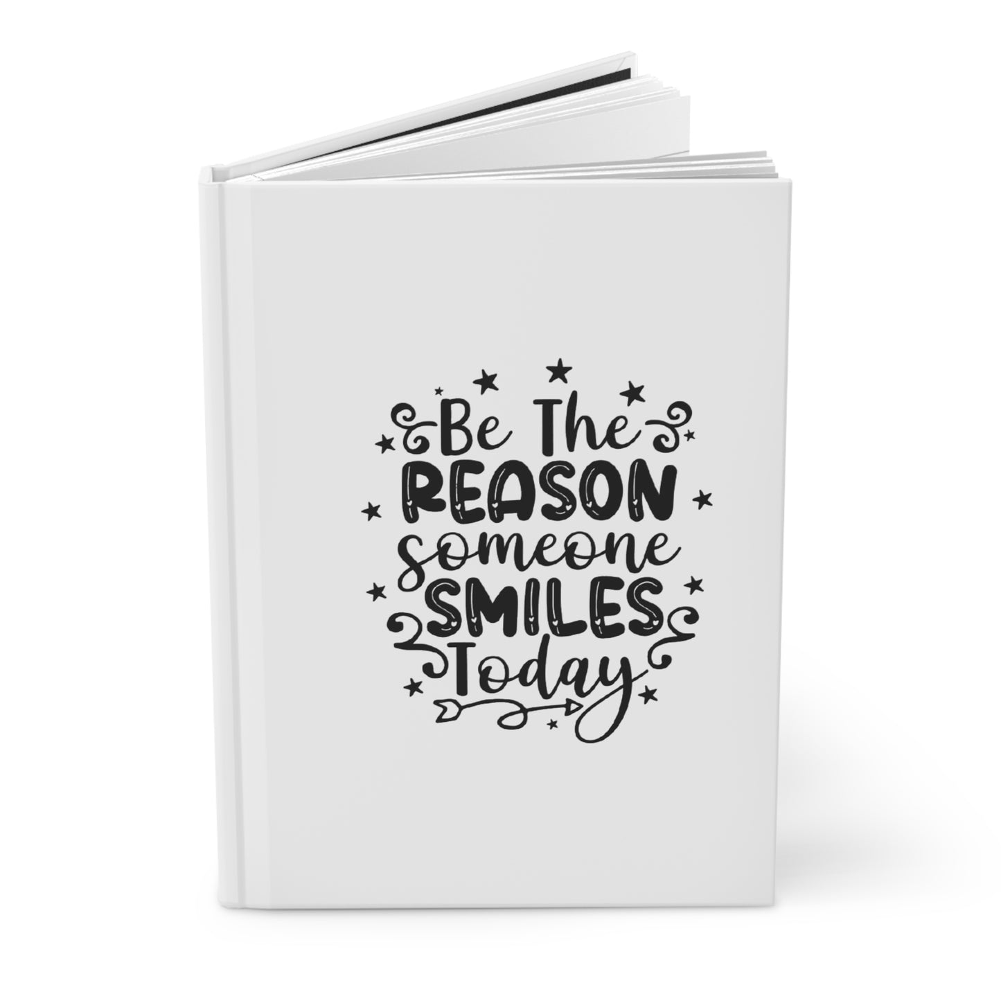 Inspirational Hardcover Journal - "Be The Reason Someone Smiles Today" & "Choose Joy" Motivational Notebook