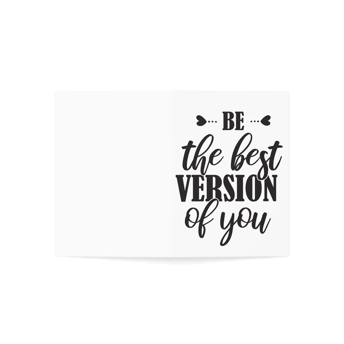 Inspirational Greeting Cards - Be the Best Version of You (1, 10, 30, 50 pcs)