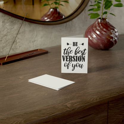 Inspirational Greeting Cards - Be the Best Version of You (1, 10, 30, 50 pcs)