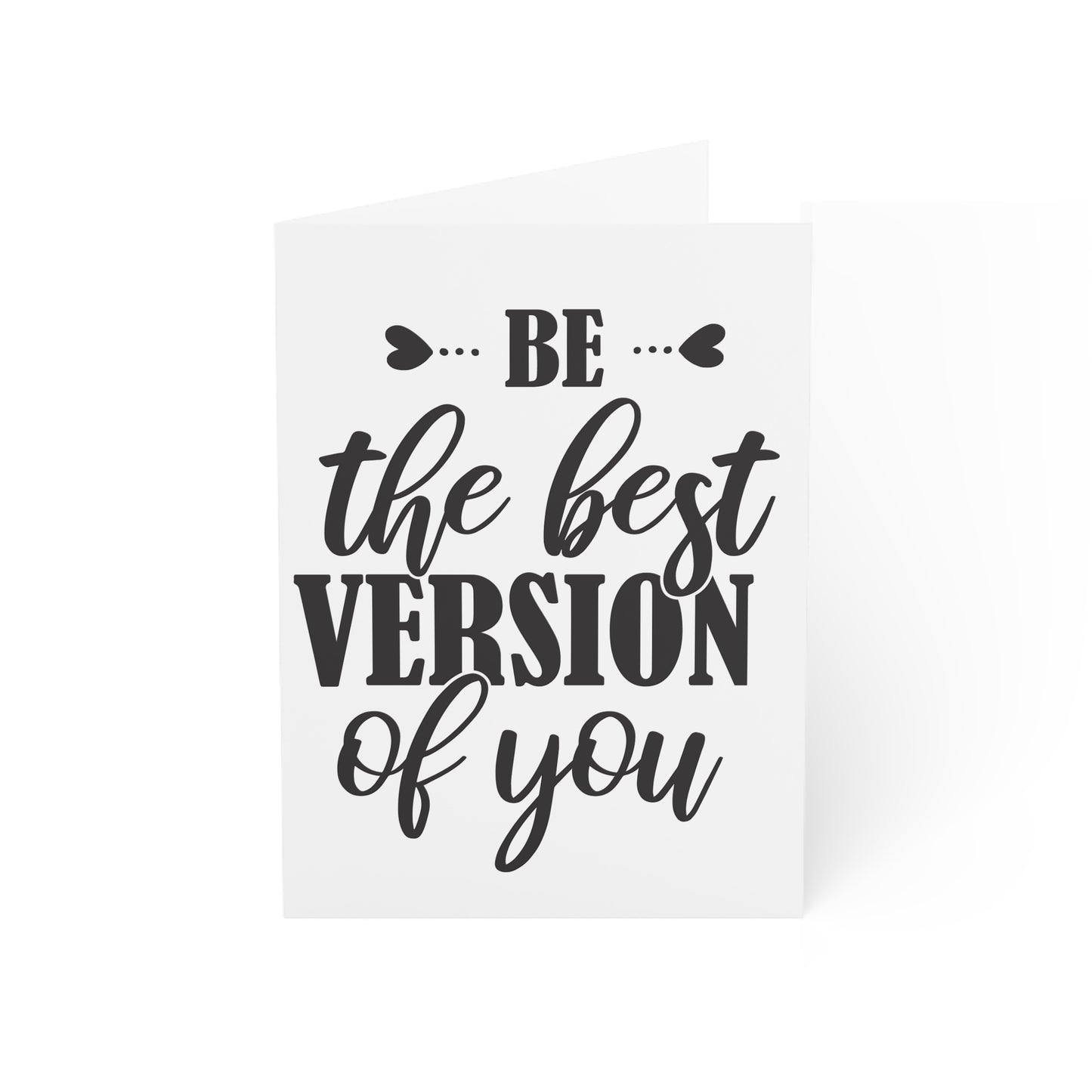 Inspirational Greeting Cards - Be the Best Version of You (1, 10, 30, 50 pcs)